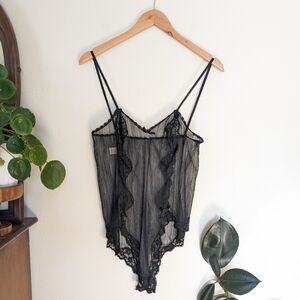 Blush | Vintage | Lace Lingerie Body Suit